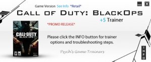 Call of Duty: Black Ops - трейнер +5 Call of Duty: Black Ops - трейнер +5